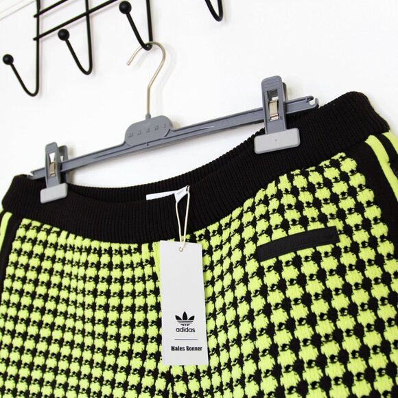 BNWT SS24 WALES BONNER x ADIDAS CROCHET SHORTS L - Picture 4 of 13